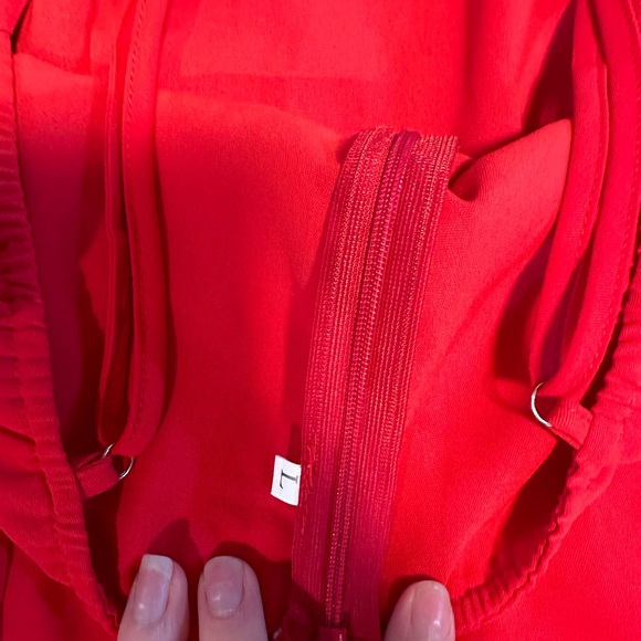 Red Ruffle Dress size L - Picture 3 of 3